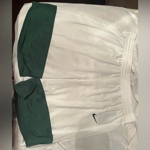 Green/White Nike Team Engineered Dri-fit short